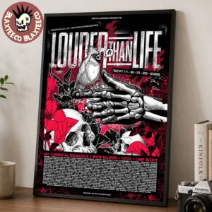 Louder Than Life 2026 Festival Louisville KY At Kentucky Expo Center From September 17 To 20 2026 Bird In The Hand Poster Canvas