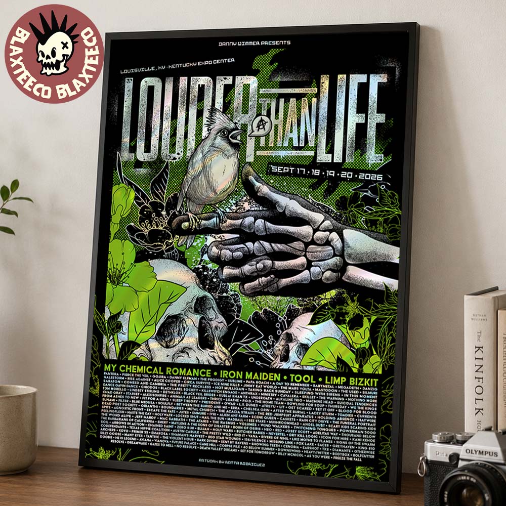 Louder Than Life 2026 Festival Louisville KY At Kentucky Expo Center From September 17 To 20 2026 Bird In The Hand Vault Poster Canvas Louder Than Life 2026 Festival Louisville KY At Kentucky Expo Center From September 17 To 20 2026 Bird In The Hand Vault Poster Canvas
