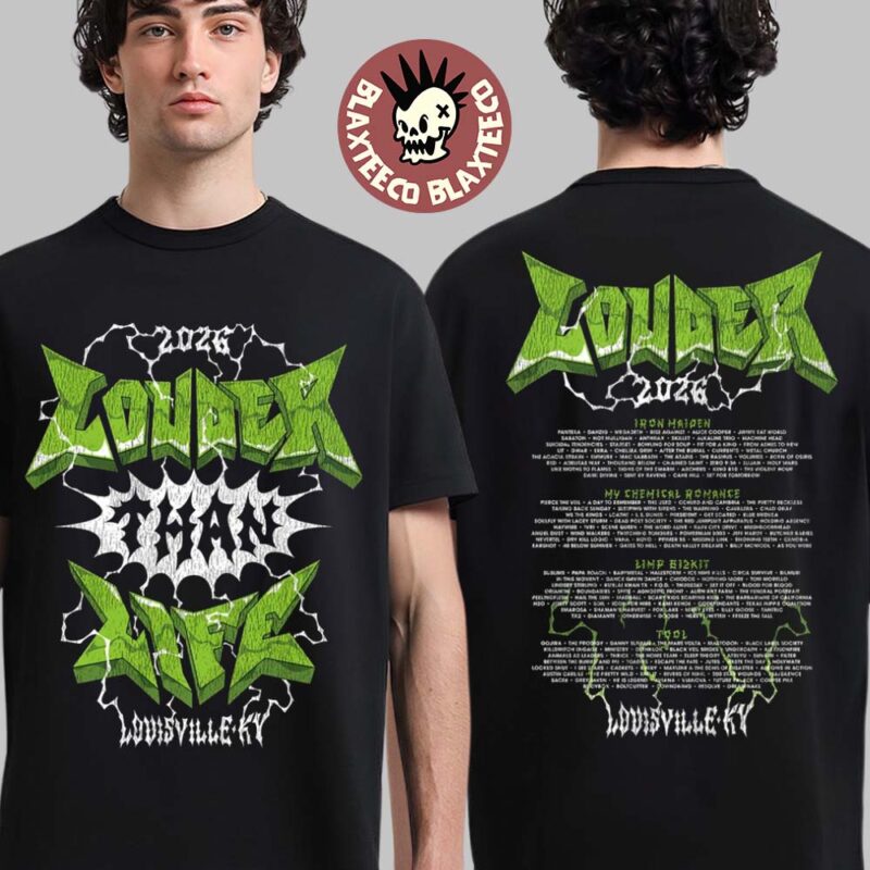 XXL FIGHT BACK 2026 Tシャツ RUDE GALLERY Louder Than Life 2026 Festival Merch Louisville KY At Kentucky