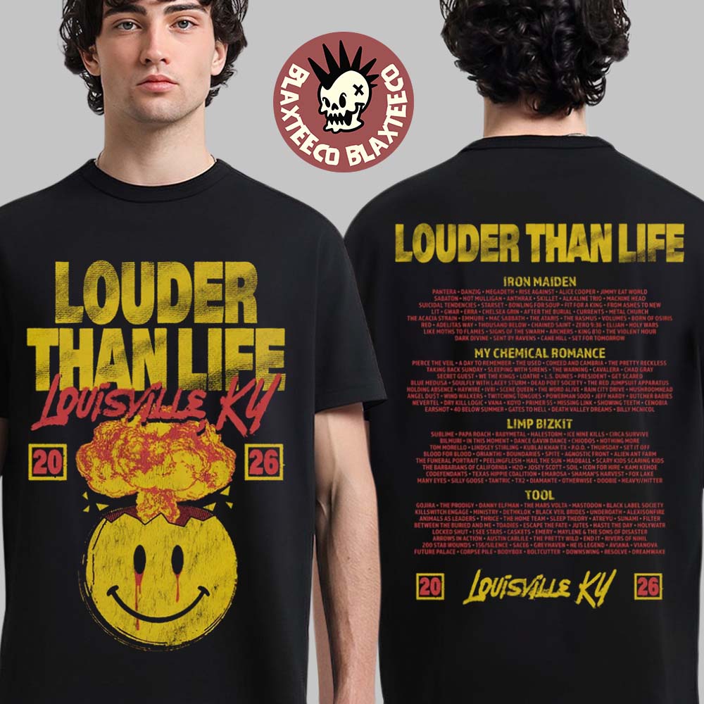 Louder Than Life 2026 Festival Merch Louisville KY At Kentucky Expo Center From September 17 To 20 2026 Killer Smile T-Shirt Louder Than Life 2026 Festival Merch Louisville KY At Kentucky Expo Center From September 17 To 20 2026 Killer Smile T-Shirt