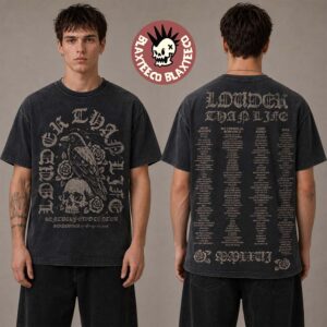 Louder Than Life 2026 Festival Merch Louisville KY At Kentucky Expo Center From September 17 To 20 2026 Sitting Crow Washed Tee