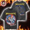 Megadeth North American 2026 Tour Merch Vic The Reaper Vintage Washed Tee