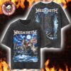 Megadeth North American 2026 Tour Merch Vic Rattlehead World Of Warships Damn The Torpedoes Vintage Washed Tee