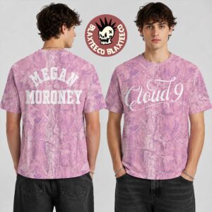 Megan Moroney The Cloud 9 Tour Merch Pink Camo T-Shirt