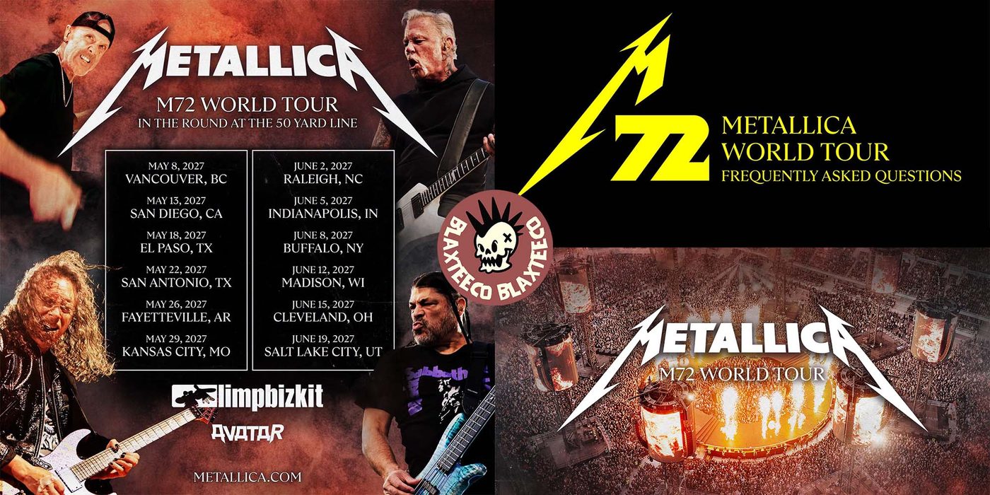 Metallica M72 World Tour 2027 Complete North American Tour Guide, Dates, Cities, Tickets, Venues, Setlist Expectations & Fan Tips