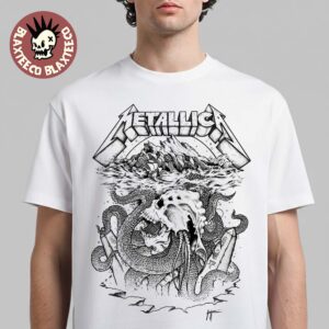 Metallica The Call Of Ktulu Black And White Version Art T-Shirt