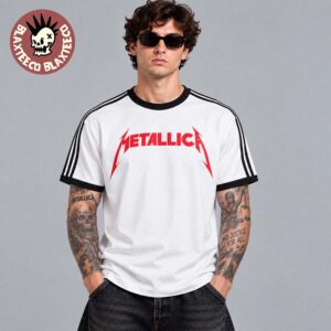 Metallica x Adidas Life Burns Faster 2026 Tour Live At Sphere Las Vegas Merch Ringer T-Shirt