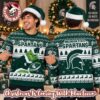 Miami Hurricanes NCAA Grinch Stole The Ball Festive 2026 Christmas Ugly Sweater