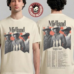 Midland Stages Tour 2026 Schedule Dates Two Sided T-Shirt