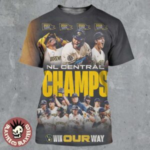Milwaukee Brewers 2026 MLB NL Central Champions Win Our Way All Over Print Shirt