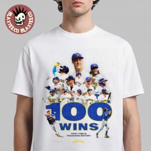 Milwaukee Brewers MLB 100 Wins First Time In Franchise History Unisex T-Shirt