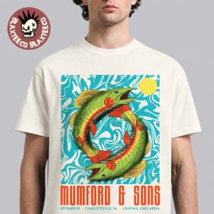 Mumford And Sons Charlottesville VA 2026 Event Poster Live At John Paul Jones Arena On September 20 2026 T-Shirt
