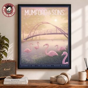 Mumford And Sons Madison Wisconsin 2026 Show Poster Live At Kohl Center Arena On September 23 2026 Poster Canvas