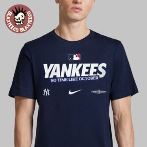 New York Yankees Nike 2026 MLB Postseason Authentic Collection Legend No Time Like October T-Shirt