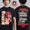 Pantera Louder Than Life 2026 Event Tee In Louisville Kentucky September 17 2026 Cowboys From Hell T-Shirt