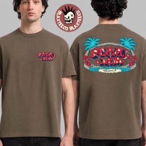 Pearl Jam Ohana Festival 2026 Merch Event Wild Palms Tee In Dana Point CA On September 27 2026 Brown T-Shirt