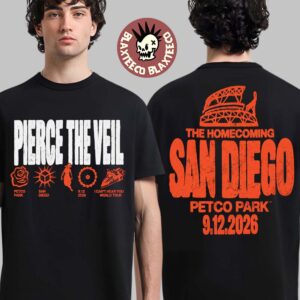 Pierce The Veil San Diego 2026 Merch Symbols Tee Live At Petco Park On September 12 2026 T-Shirt