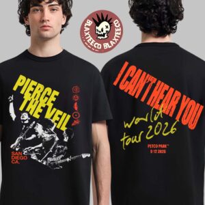 Pierce The Veil San Diego CA 2026 Merch Tee Live At Petco Park On September 12 2026 Band Portrait T-Shirt