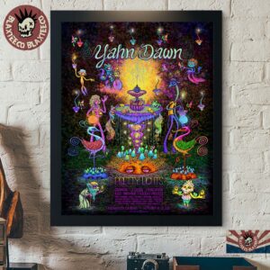 Pretty Lights Yahn Dawn 2026 Festival Merch Poster Buena Vista Colorado On September 18-20 2026 Poster Canvas