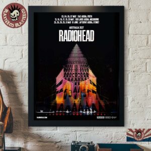 Radiohead Australia 2027 Tour Schedule Dates Home Decor Poster Canvas