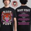 Riot Fest 2026 Chicago Merch At Douglass Park September 18-20 Little Devil Lineup T-Shirt
