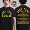 Riot Fest 2026 Chicago Merch At Douglass Park September 18-20 Wrath of Cats Lineup T-Shirt