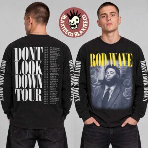 Rod Wave Don’t Look Down 2026 Tour Merch Rosegarden Long Sleeve