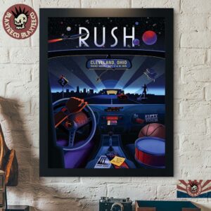 Rush Cleveland Ohio 2026 Event Poster Live At Rocket Arena On September 17-29 2026 Home Decor Poster Canvas