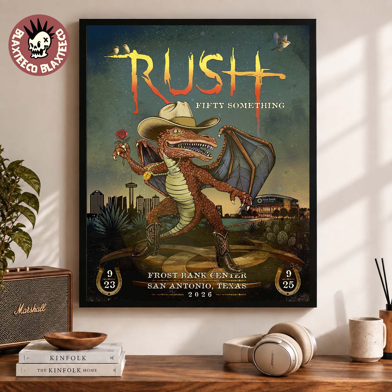 Rush San Antonio Texas 2026 Event Poster Live At Frost Bank Center On September 23 25 2026 Dragon Poster Canvas Rush San Antonio Texas 2026 Event Poster Live At Frost Bank Center On September 23 25 2026 Dragon Poster Canvas