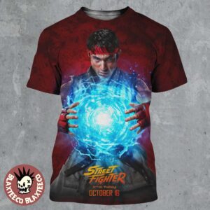 Ryu Street Fighter Movie New Poster Filmed For IMAX Hitting Theatres October 16 2026 All Over Print Shirt