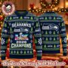 Carolina Hurricanes 2026 NHL Stanley Cup Champions Christmas Ugly Sweater