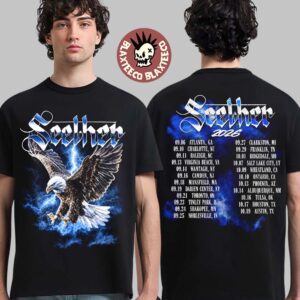 Seether Break The Cycle Tour 2026 North America Merch Eagle T-Shirt