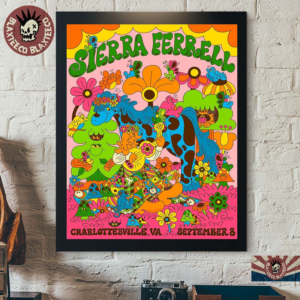 Sierra Ferrell Charlottesville VA Event Poster 2026 On September 8 2026 Home Decor Poster Canvas Sierra Ferrell Charlottesville VA Event Poster 2026 On September 8 2026 Home Decor Poster Canvas