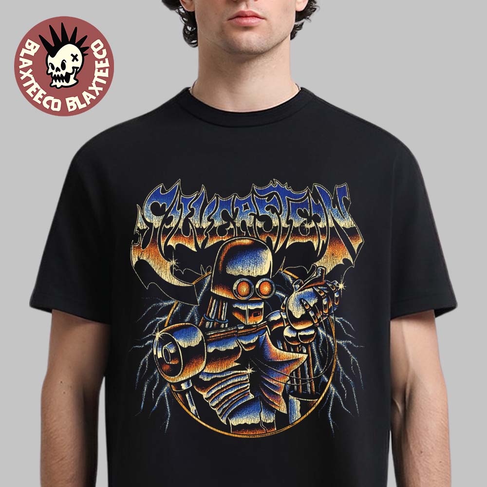 Silverstein Camp Screamo 2026 Tour Merch Retro Cyborg T-Shirt Silverstein Camp Screamo 2026 Tour Merch Retro Cyborg T-Shirt