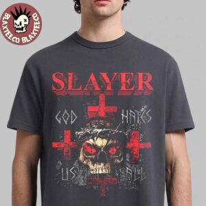 Slayer God Hates Us All 25th Anniversary Cross and Skull T-Shirt