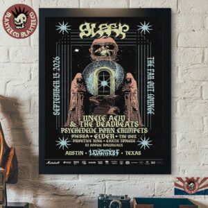 Sleep Levitation Festival 2026 Event Poster Austin Texas On September 13 2026 Home Decor Poster Canvas
