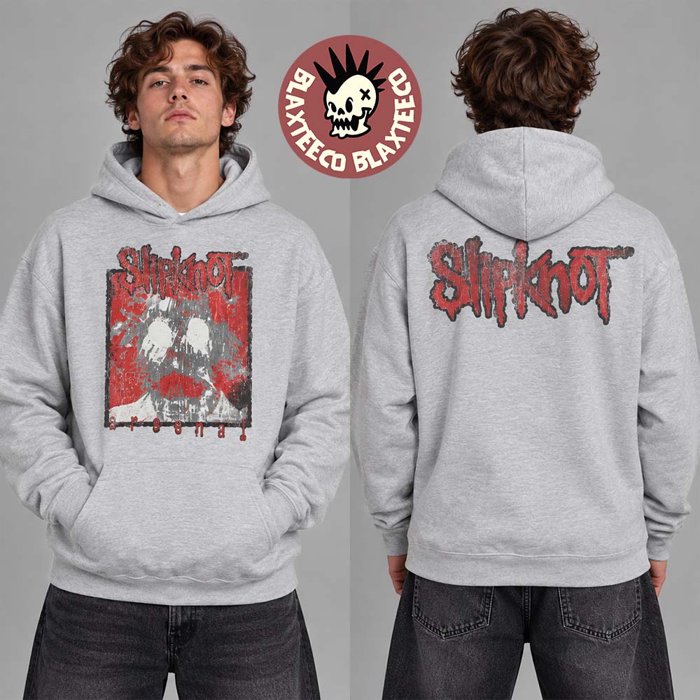 Slipknot Arsenal Grey Hoodie Slipknot Arsenal Grey Hoodie
