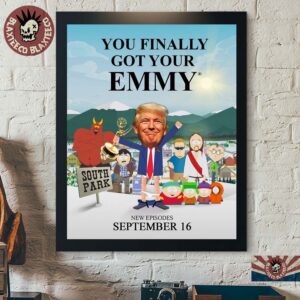 South Park Diss Donald Trump You Finally Got Your Emmy Show 2026 Home Decor Poster Canvas
