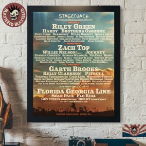 Stagecoach California’s Country Music Festival 2027 Full Lineup Indio CA At Empire Polo Club On April 23-25 2027 Poster Canvas