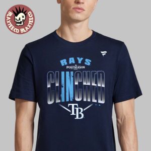 Tampa Bay Rays 2026 MLB Postseason Locker Room Clinched T-Shirt