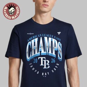 Tampa Bay Rays Navy 2026 AL East Division Champions T-Shirt