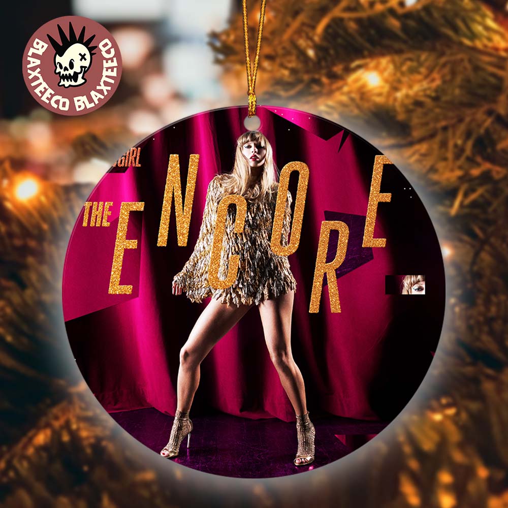 Taylor Swift The Life Of A Showgirl The Encore 2026 Christmas Tree Decorations Ornament Taylor Swift The Life Of A Showgirl The Encore 2026 Christmas Tree Decorations Ornament