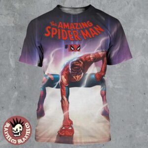 The Amazing Spider-Man 1000 Cover Art One Piece Luffy Gear 2 Inspired All Over Print Shirt