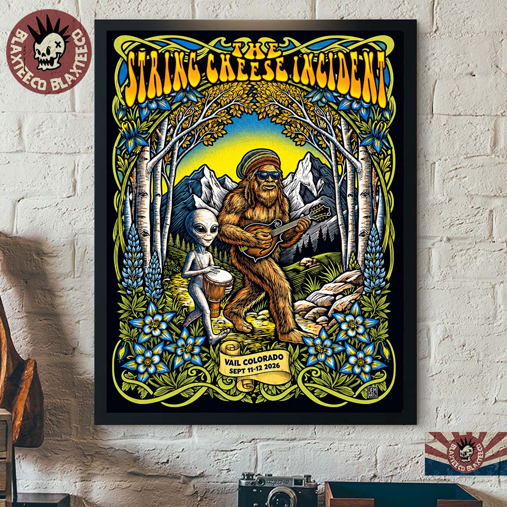 The String Cheese Incident Vail Colorado 2026 Event Poster For Shows From September 11-12 2026 Decor Poster Canvas The String Cheese Incident Vail Colorado 2026 Event Poster For Shows From September 11-12 2026 Decor Poster Canvas