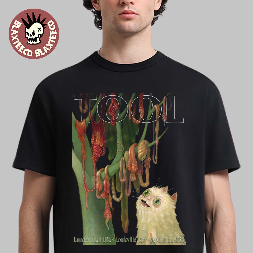 Tool Louder Than Life 2026 Event Poster In Louisville KY On September 20 2026 Cat Art Unisex T-Shirt Tool Louder Than Life 2026 Event Poster In Louisville KY On September 20 2026 Cat Art Unisex T-Shirt