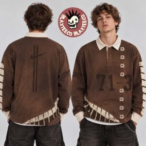 Travis Scott Cactus Jack Nike 713 Rugby Longsleeve Polo
