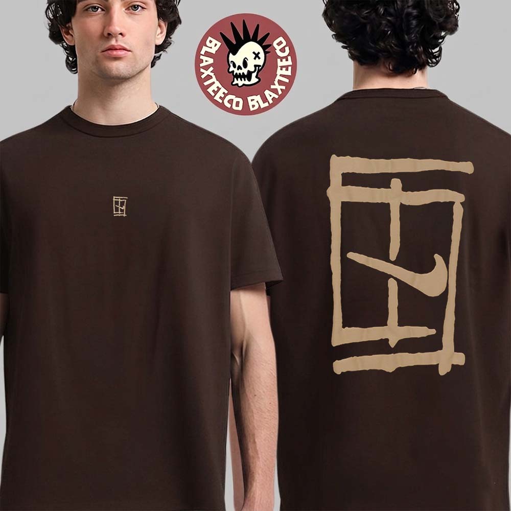 Travis Scott Cactus Jack Nike Cort Logo T-Shirt Travis Scott Cactus Jack Nike Cort Logo T-Shirt