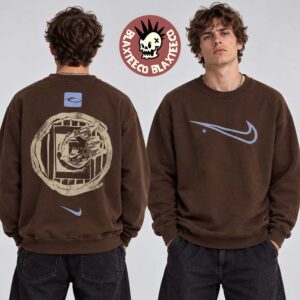 Travis Scott Cactus Jack Nike Cort Reverse Swoosh Crewneck Sweater