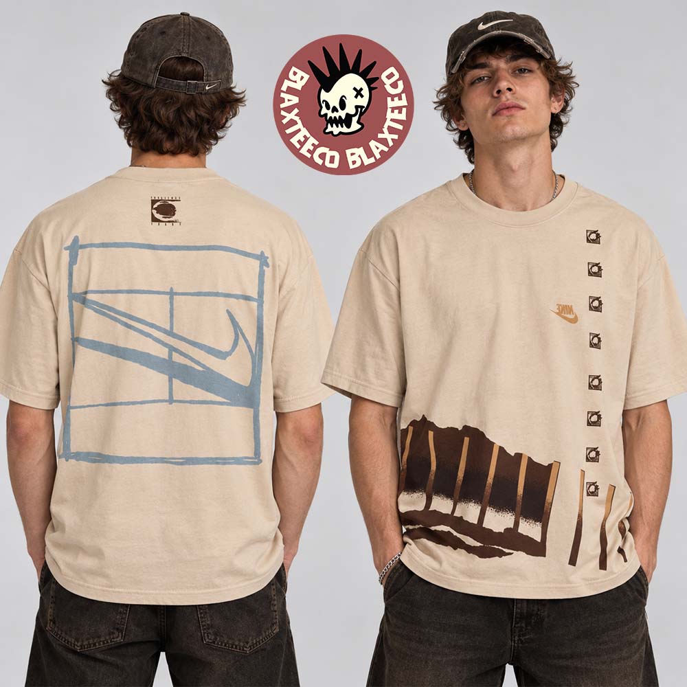 Travis Scott Cactus Jack Nike Cort Slice T-Shirt Travis Scott Cactus Jack Nike Cort Slice T-Shirt