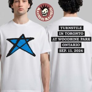 Turnstile Toronto ON Canada 2026 Event Tee Live At Woodbine Park On September 11 2026 Star T-Shirt